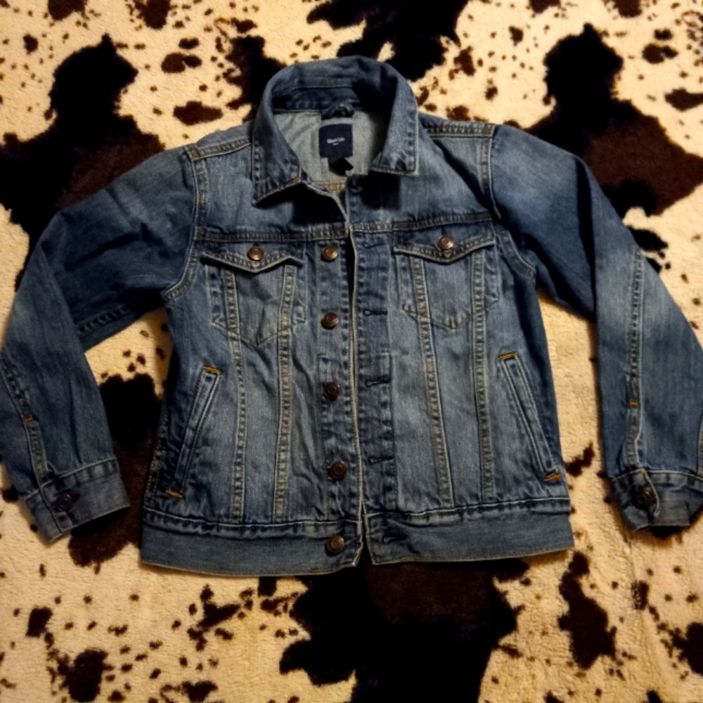 Gap Kids Jean Trucker coat boys USA medium